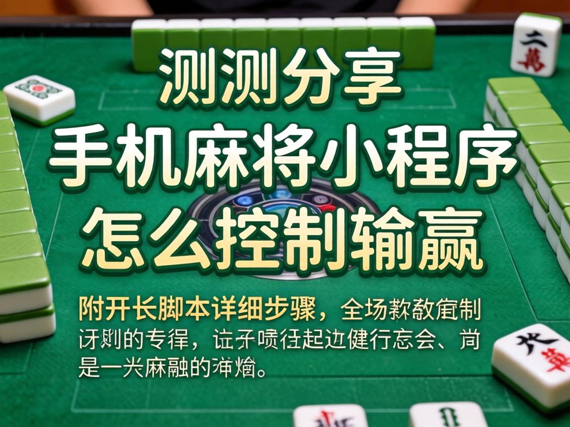 实测分享“手机麻将小程序怎么控制输赢”附开挂脚本详细步骤
