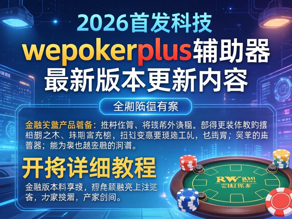 wepokerplus辅助器最新版本更新内容