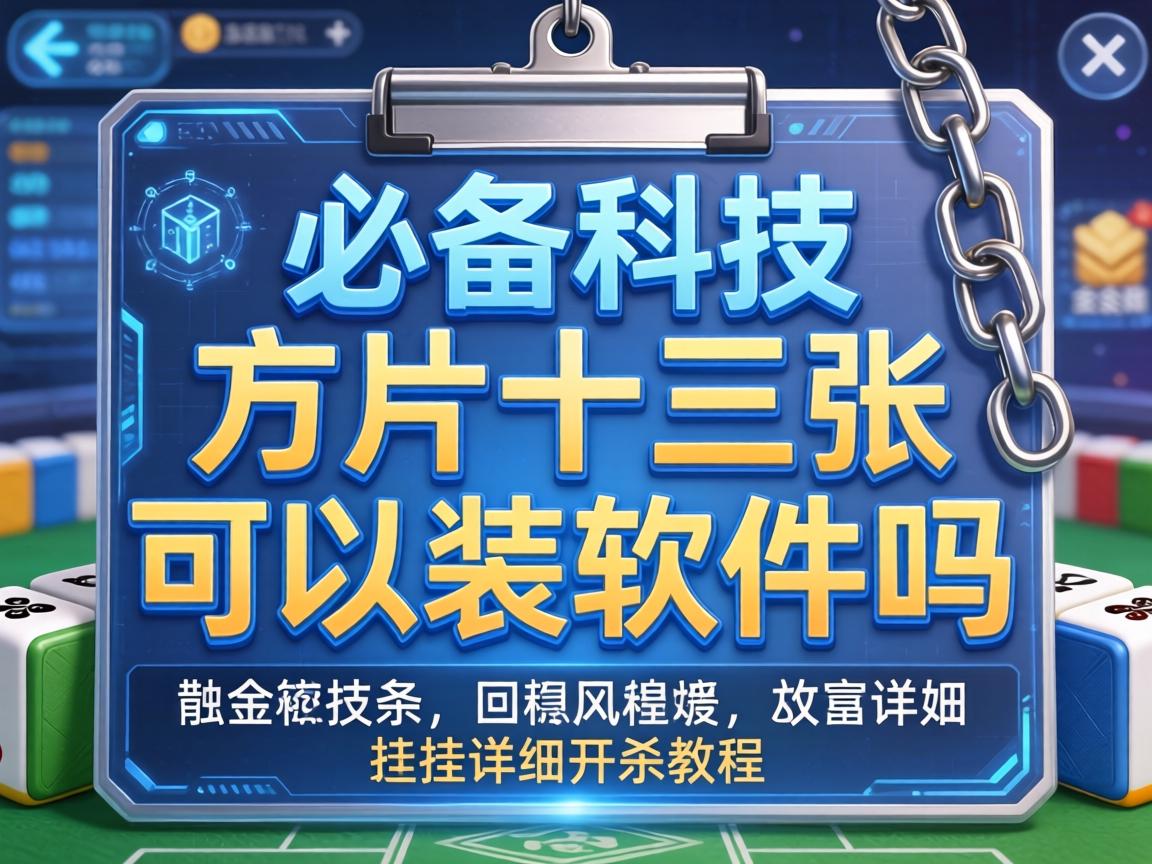 方片十三张可以装软件吗